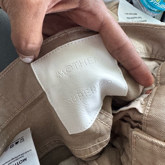 NWT MOTHER THE DODGER FLOOD - DARK KHAKI size 24 - Picture 8 of 9